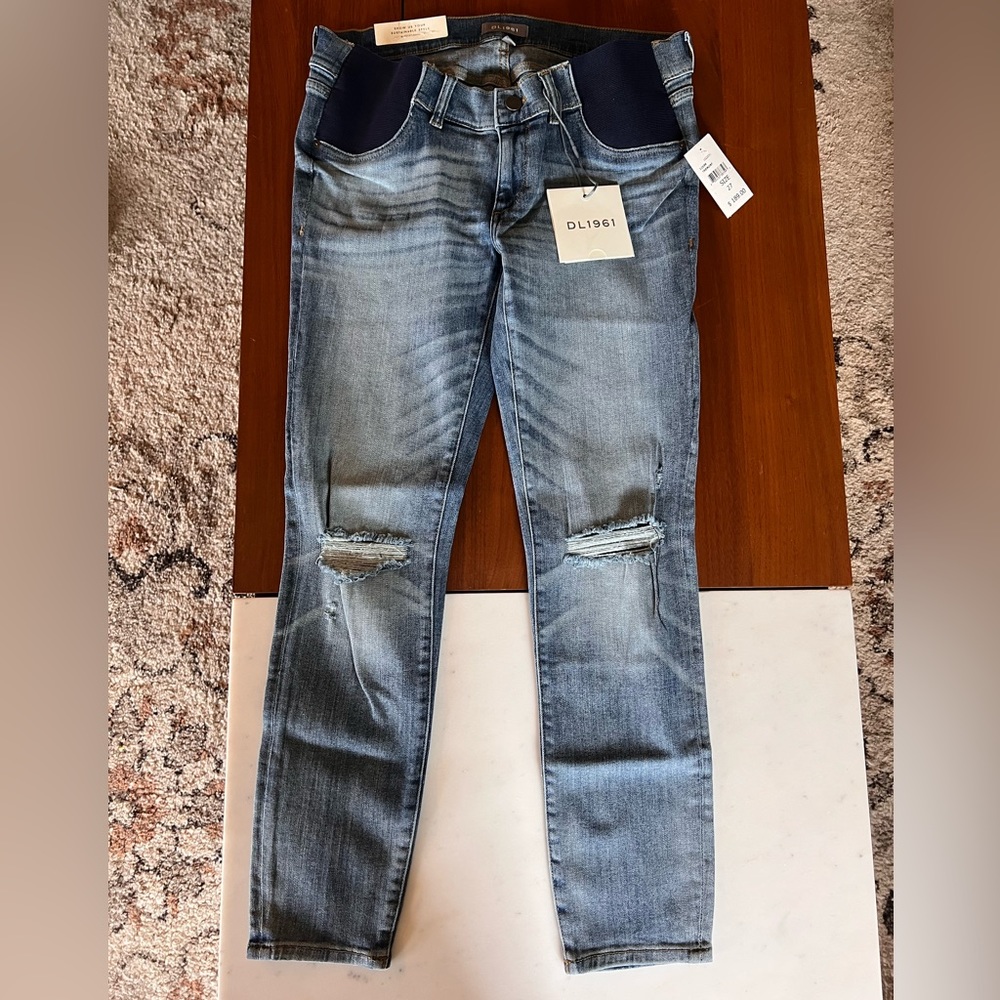 NWT DL1961 Florence Ankle Maternity skinny jeans sz 27